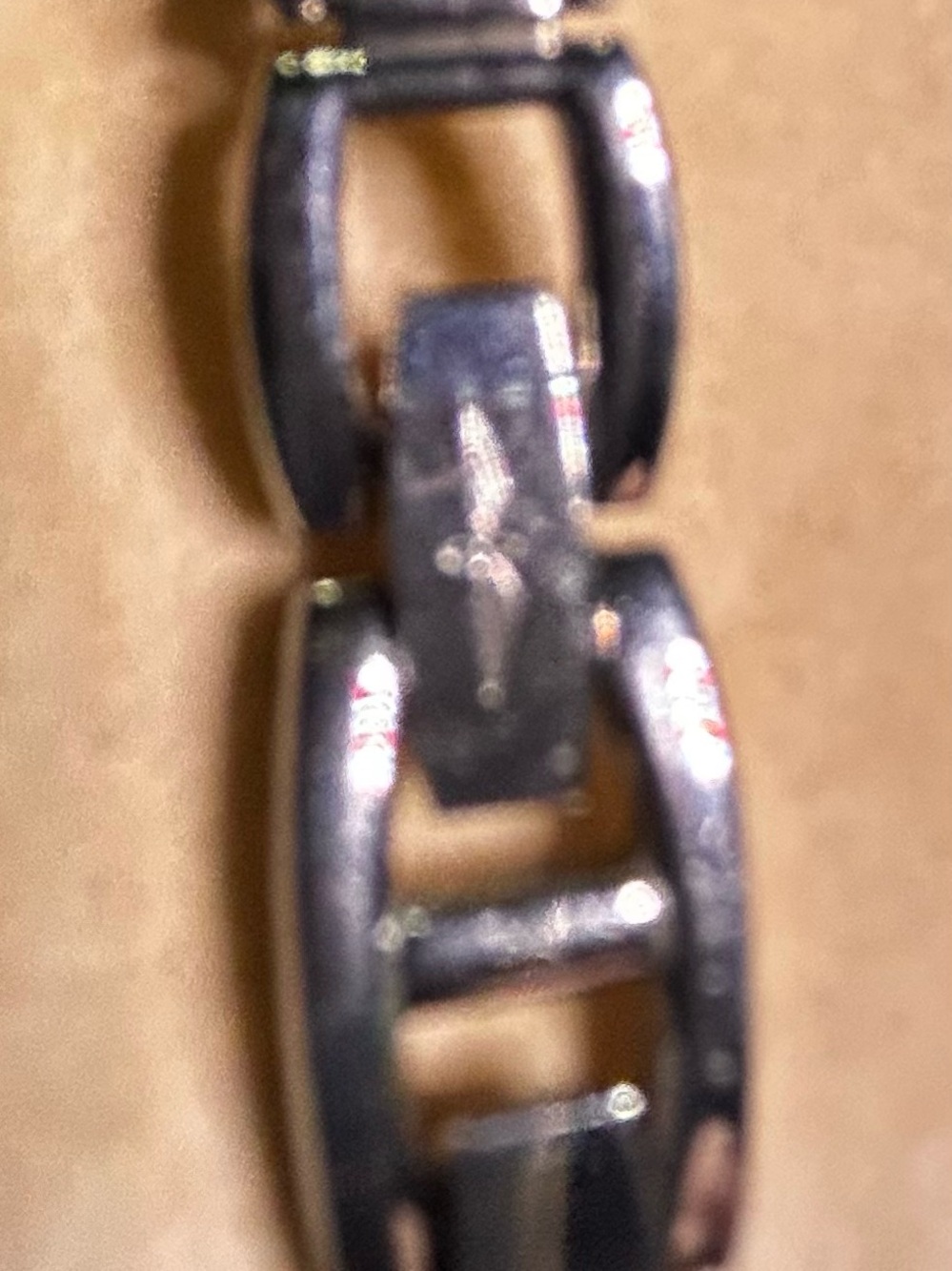 Rotary Rocks Diamond Watch - Silver Rectangular Bangle Bracelet - Picture 5 of 5